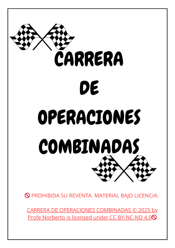 Producto - CARRERA DE OPERACIONES COMBINADAS