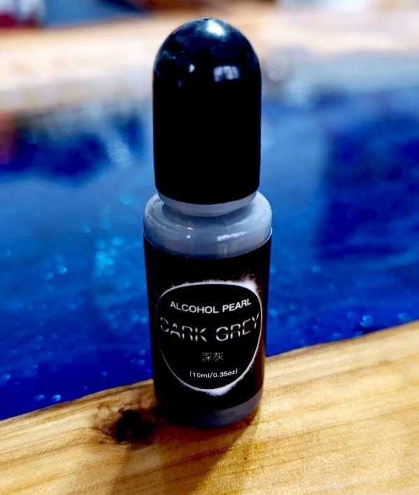 Producto - Pigmento liquido perlado x 10 ml - color Gris Oscuro