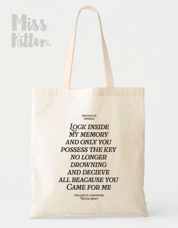 Producto - TOTE BAG TAYLOR SWIFT LOCK INSIDE