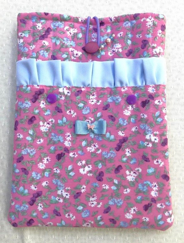 Producto - Funda para Libro/Agenda/Diario/Kindle "FLORES CELESTES"