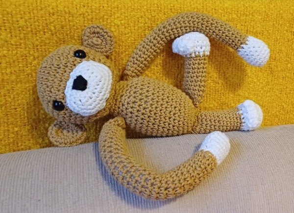 Producto - Mono Titi Brazo Largo Coffee