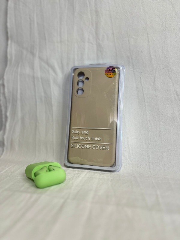 Producto - A14 funda silicona con felpa beige