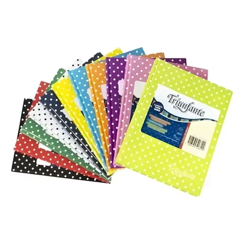 Producto - CUADERNO FORRADO TRIUNFANTE RAYADO X 50H LUNAR