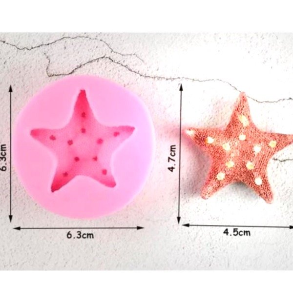 Producto - MOLDE SILICONA ESTRELLA DE MAR INDIVIDUAL
