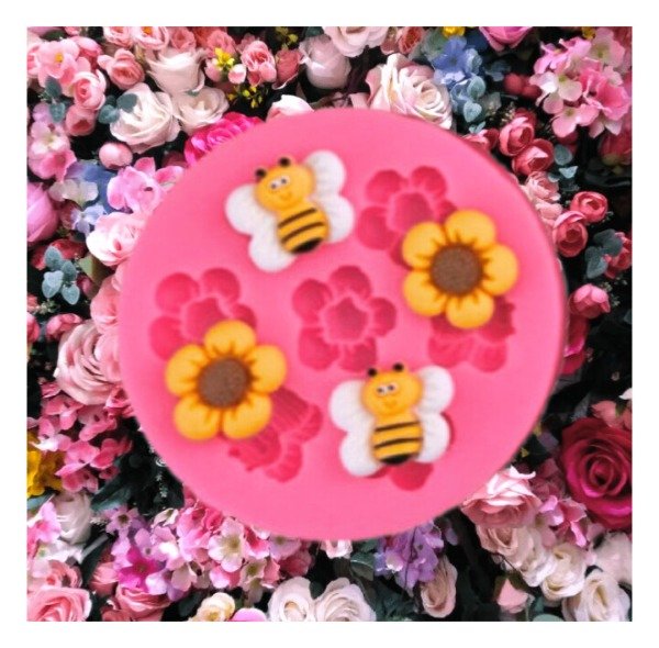 Producto - Molde abejas y margaritas