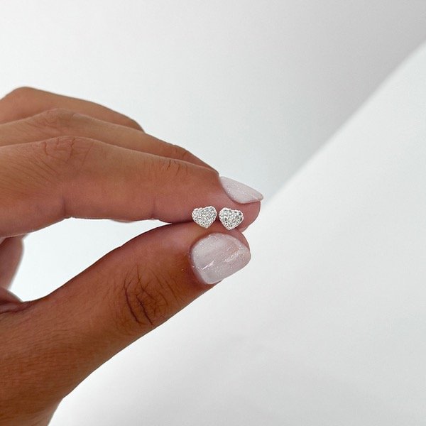 Producto - Aritos cora strass (plata)