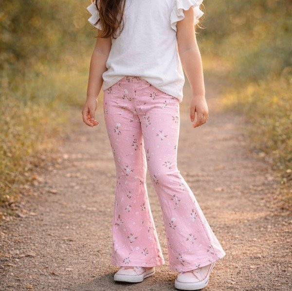 Producto - CALZA FRISA OXFORD - FLORES (ROSA)