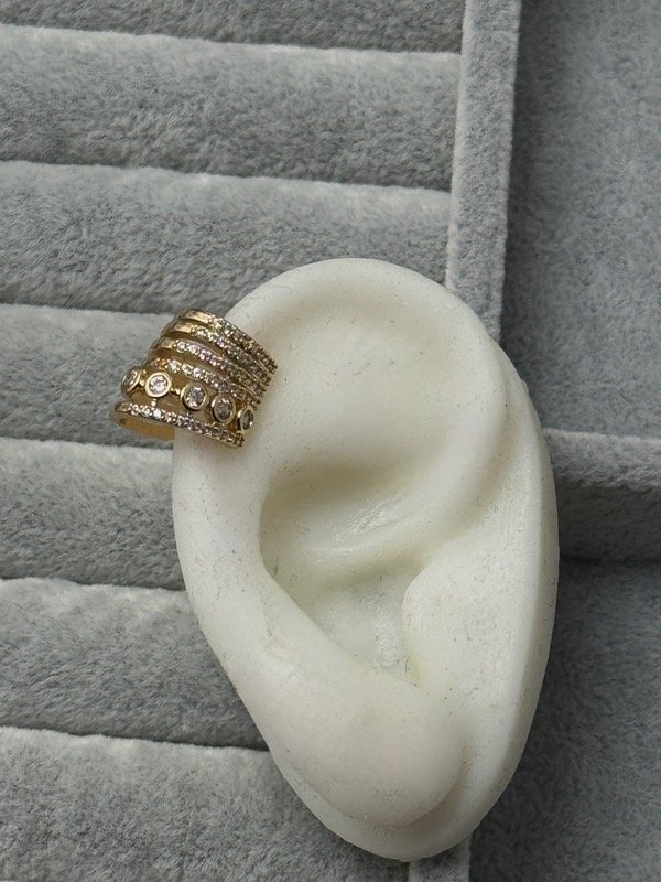 Producto - Earcuff  Golden - Belice