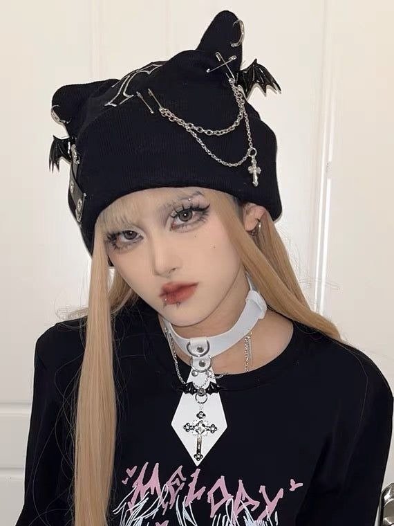 Producto - Gorro lana orejas y2k