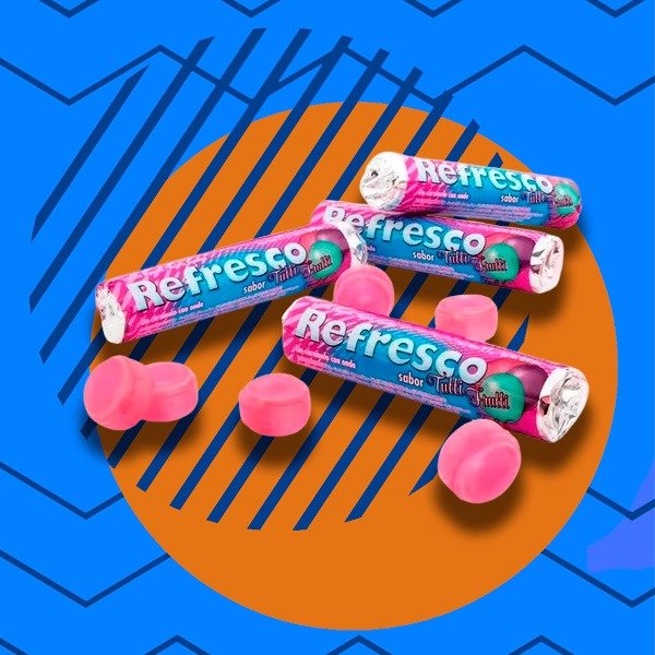 Producto - PASTILLA REFRESCO TUTTI FRUTI ROSA 12 X 27GR