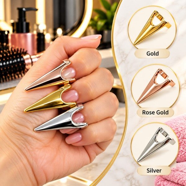 Producto - Anillo de metal para separación del cabello