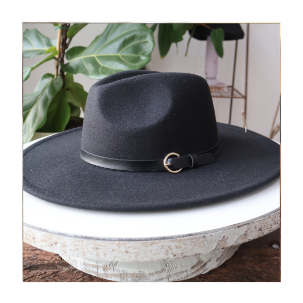 Producto - Sombrero Paño Hebilla /  Ultimo! - 1