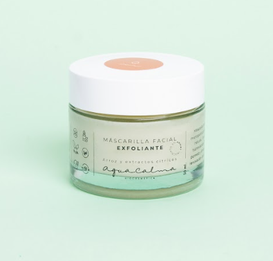 Producto - Mascarilla facial exfoliante - AguaCalma