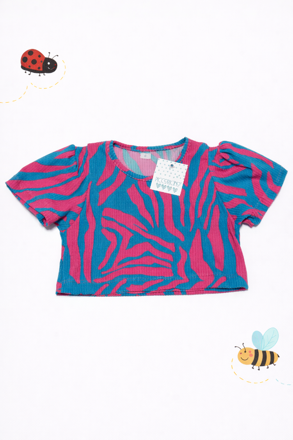 Producto - Top morley fucsia y turquesa