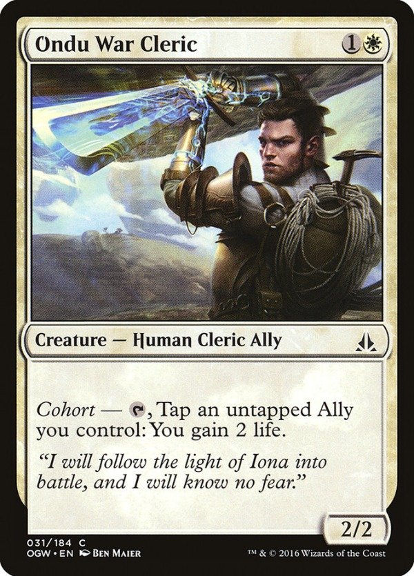 Producto - Ondu War Cleric  Oath of the Gatewatch