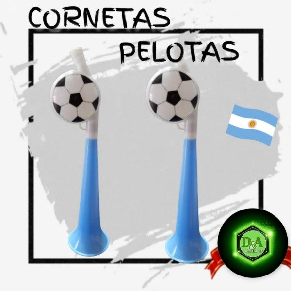 Producto - Corneta con pelota argentina