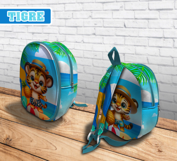 Producto - MOCHILA INFANTIL TIGRE PLAYERO