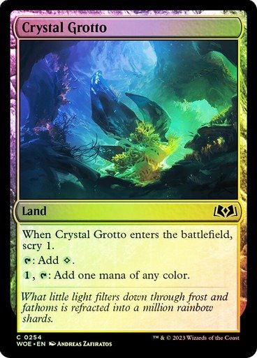 Producto - Crystal Grotto Foil  Wilds of Eldraine