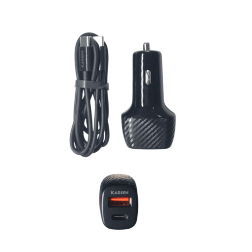 Producto - Cargador Auto Atomic Tipo C Con Cable Tipo C a C 38W KARSEN 6420