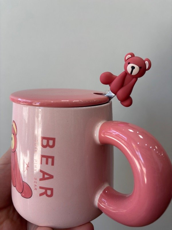 Producto - Taza Osito con tapa y cuchara - 1