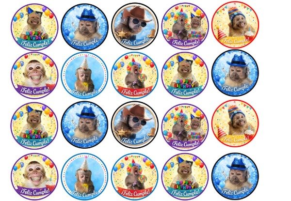 Producto - LAMINA MONITOS FELIZ CUMPLE 3