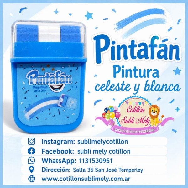 Producto - MAQUILLAJE EN BARRA BANDERA ARGENTINA