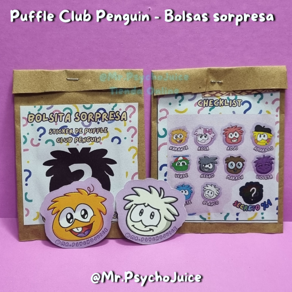 Producto - Bolsa Misteriosa - Puffles Club Penguin