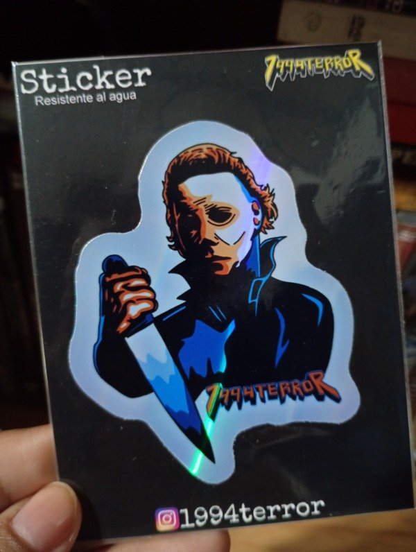 Producto - Sticker holografico Michael Myers
