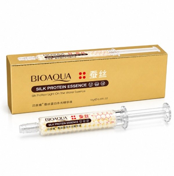 Producto - BIOAQUA Gel Crema Facial de Proteína de Seda + Ácido Hialurónico 10g - 0