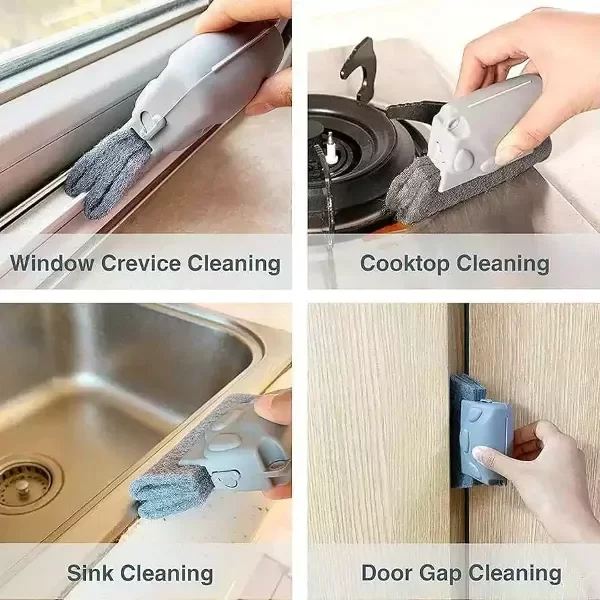 Producto - Cepillo Esponja Limpieza Ranura De Ventanas Multiuso