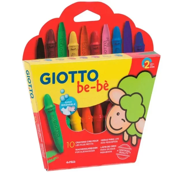 Producto - GIOTTO CRAYONES BE-BE X10