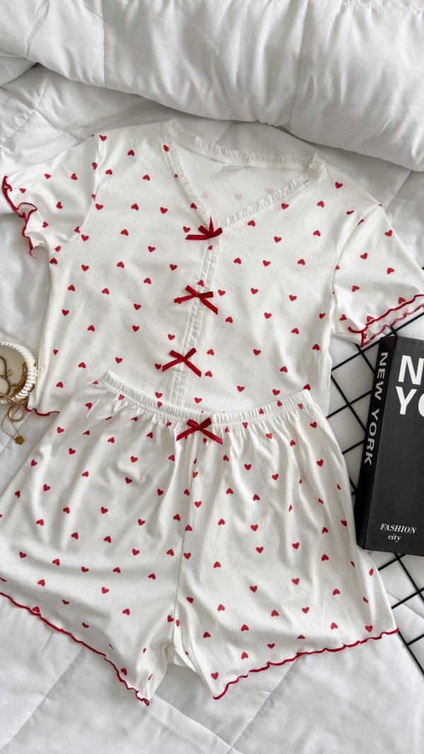 Producto - Pijama Elena short + reme top (6 ESTAMPAS)