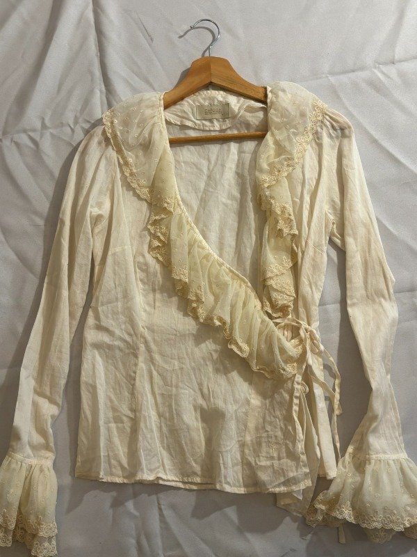 Producto - Vintage Cardon druid blouse with ruffles