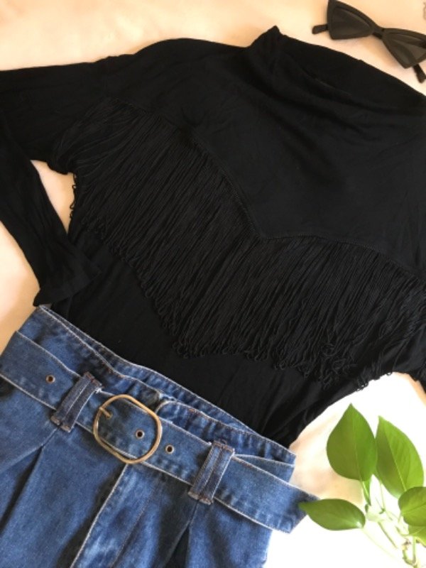 Remera Ayne flecos — imagen 2