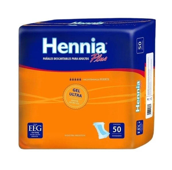 Producto - Pañales Descartables Hennia Rectos EEG 50u
