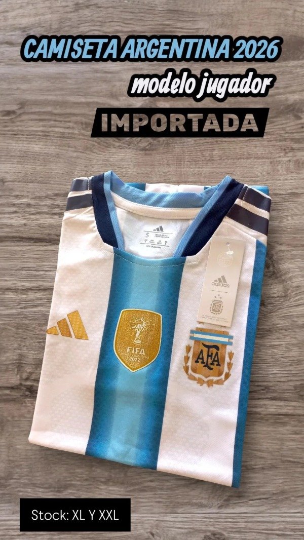 Producto - Camiseta Argentina importada versión jugador