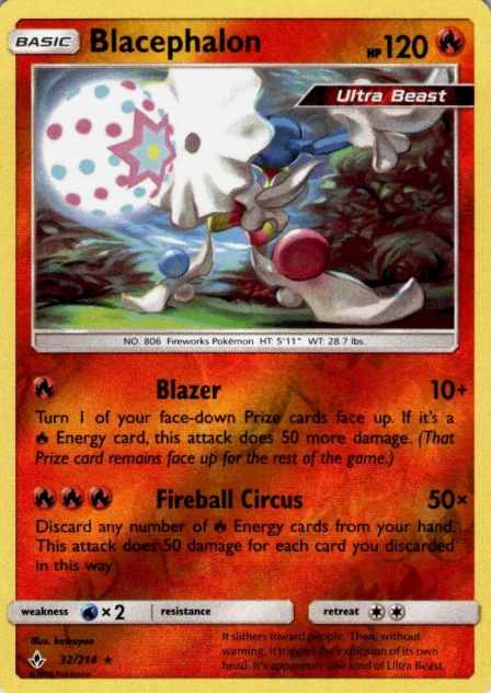 Producto - Blacephalon - 32/214 - Unbroken Bonds - Reverse Holo