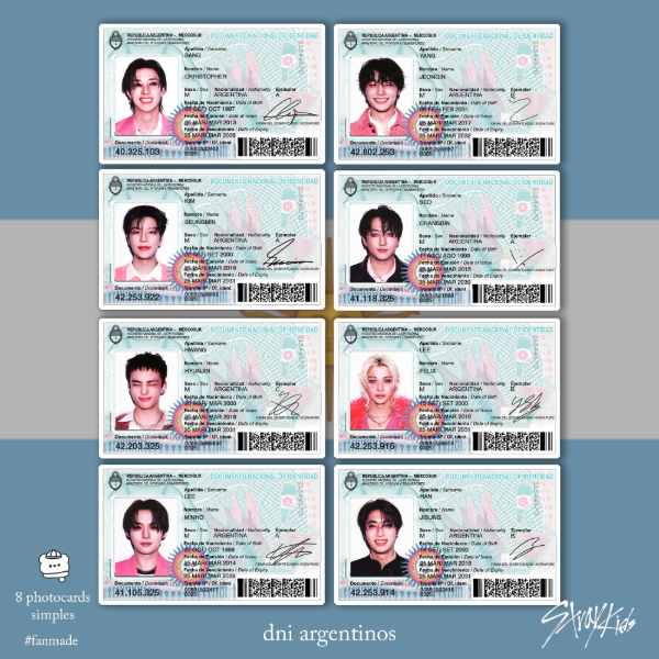 Producto - dni pack stray kids