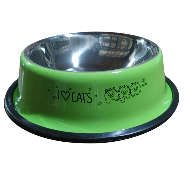 Producto - Comedero para gatos acero inoxidable base 18 cm - 4