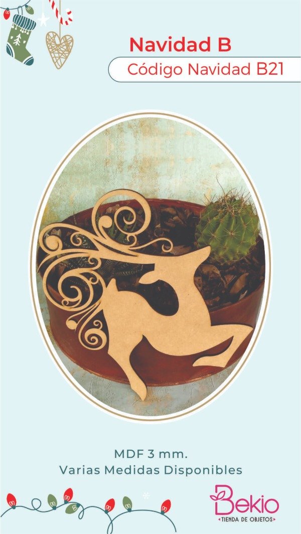 Producto - Reno Navidad B21