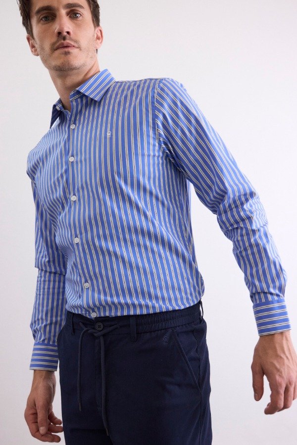 Producto - CAMISA M/L RAYADA BASIC AMERICAN