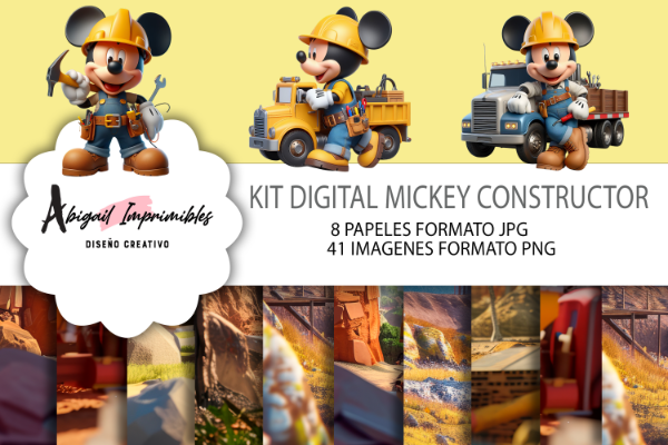 Producto - KIT DIGITAL MICKEY CONSTRUCTOR