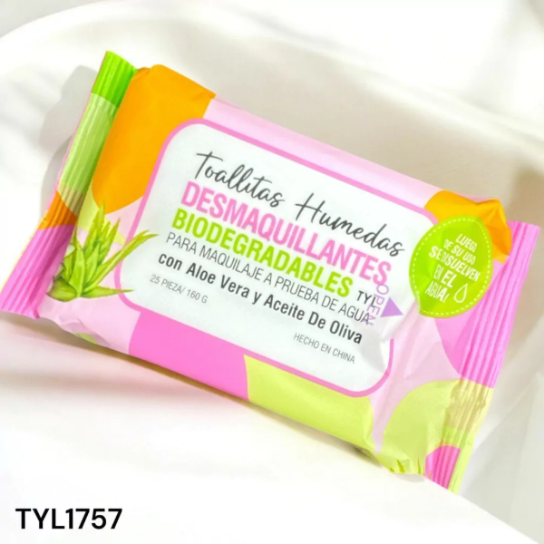 Producto - Toallitas Humedas Desmaquillantes Biodegradables