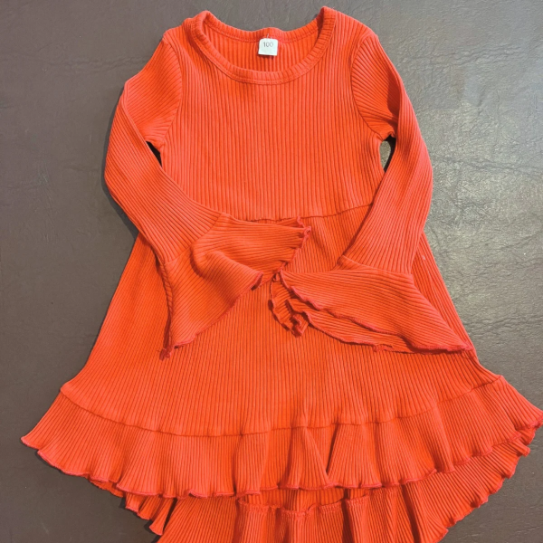 Producto - Vestido Rojo Volados 3A