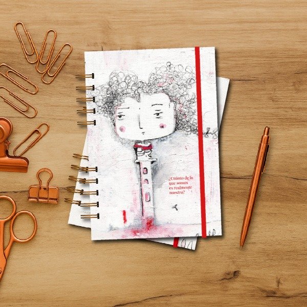 Producto - Cuaderno "LO PIENSA", colección Ilustrada Inés