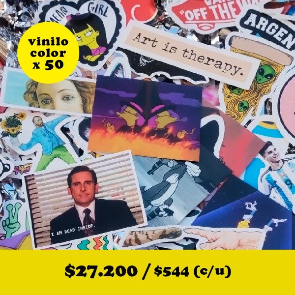 Producto - Vinilo Full Color x 50 unidades
