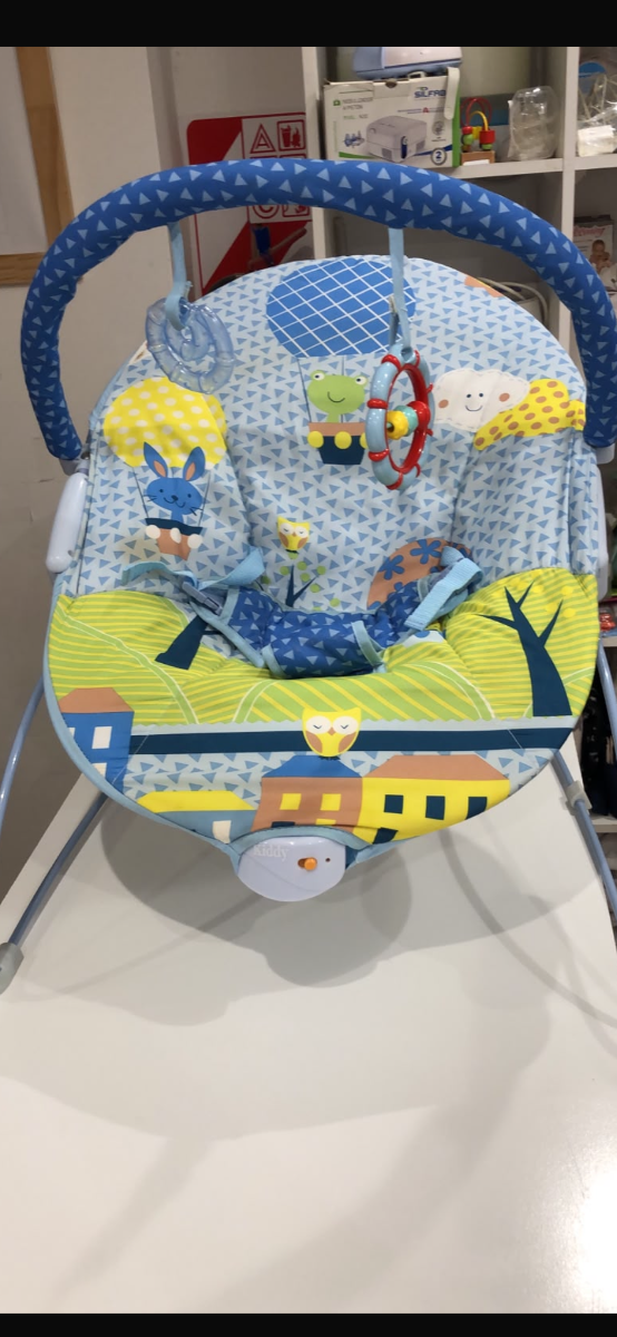 Producto - Mecedora con Vibración Kiddy para Bebe con Barra de Juegos - 3