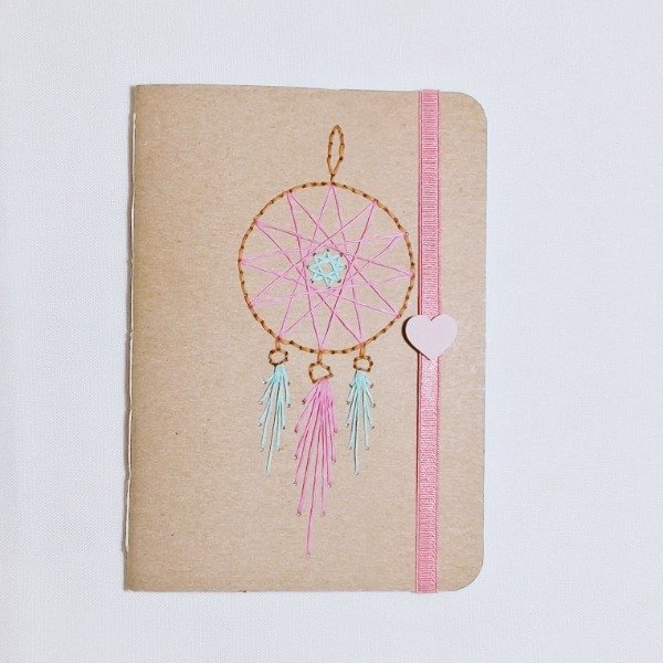 Producto - Libreta A6 Bordado ATRAPASUEÑOS