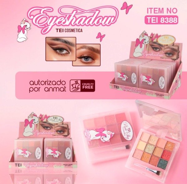 Producto - PALETA DE SOMBRA X12 TONOS - TEI