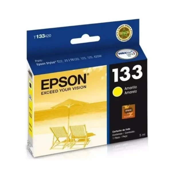 Producto - Cartucho de Tinta EPSON 133 Amarillo